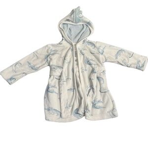Baby robe alligators hoodie Just One You Carter’s size 0-9M